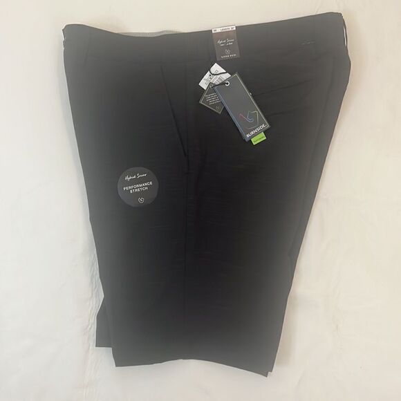 Burnside Mens Black Shorts 36 Waist 20 Length Hybrid Series Stretch Land & Sea - Picture 6 of 6